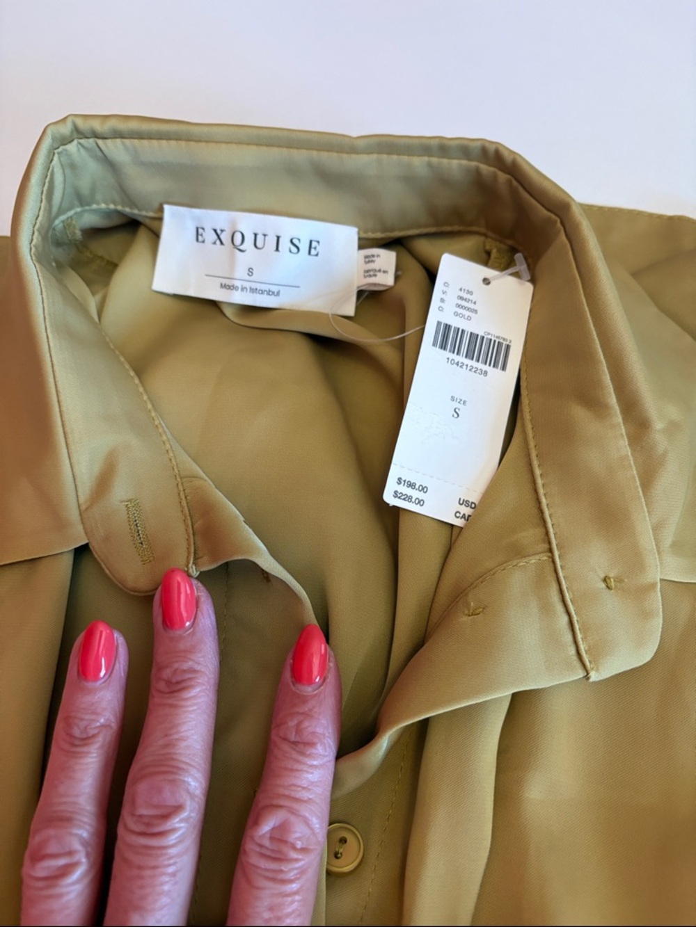 THE TOBIE LONG SLEEVE SATIN MINI SHIRT  DRESS - Picture 6 of 9